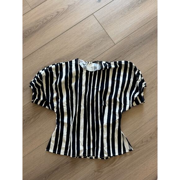 Beaufille Striped Crew Neck Top Size 0 - Picture 1 of 4